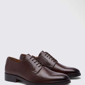 PEN563 Brown Cambridge Derby Shoes