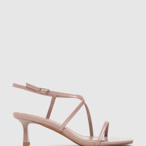 PEN202 Natural Serenity Kitten Heel Sandals